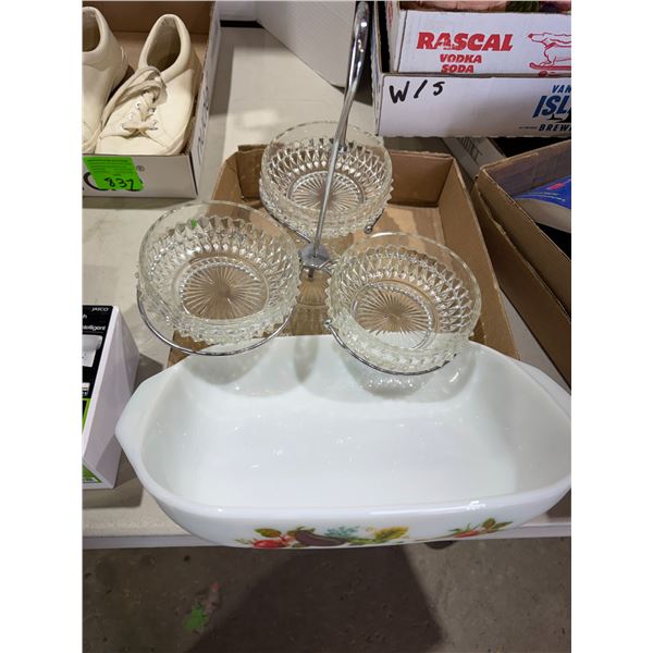 Condiment dish and baking dish