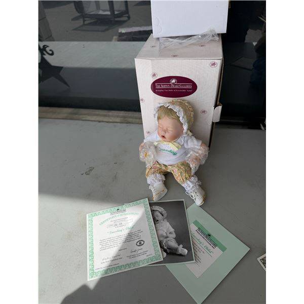 The Ashton Drake doll Tuesday's child