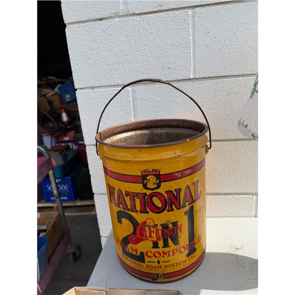 National Vintage tin pale