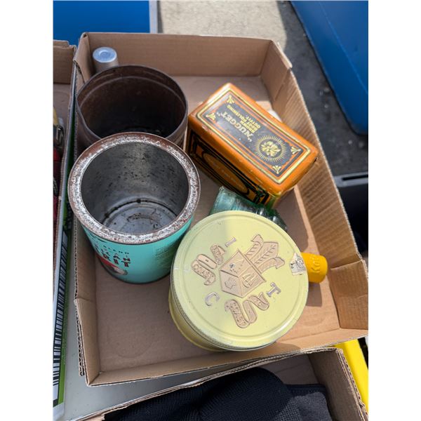 antique tins