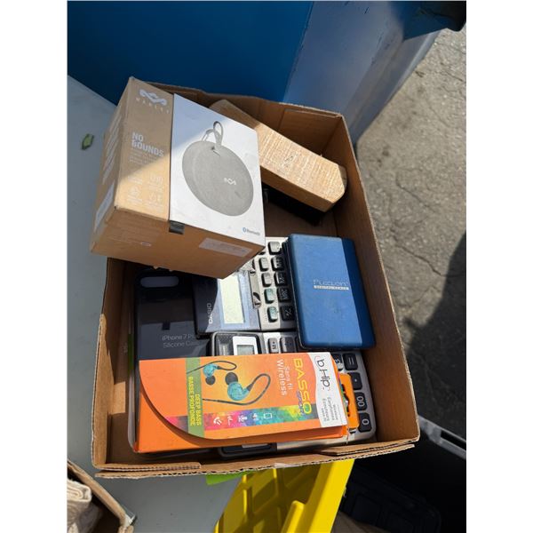 Speaker, calculators, and other items