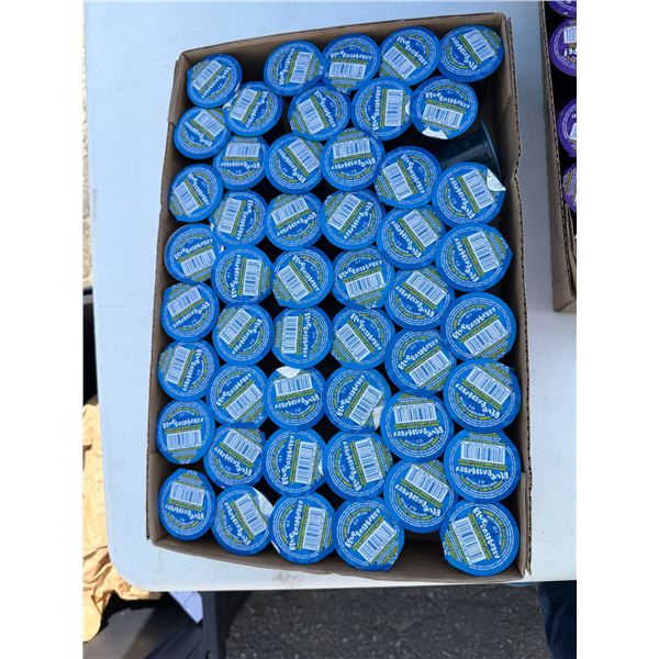 Blue raspberry jelly shooters