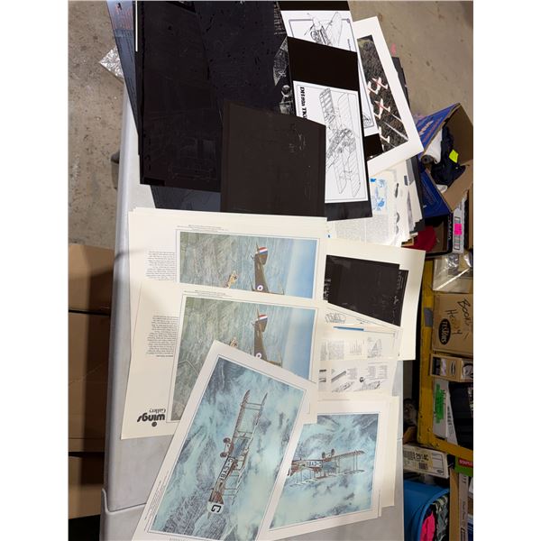 Aviation, Wings, gallery items and other