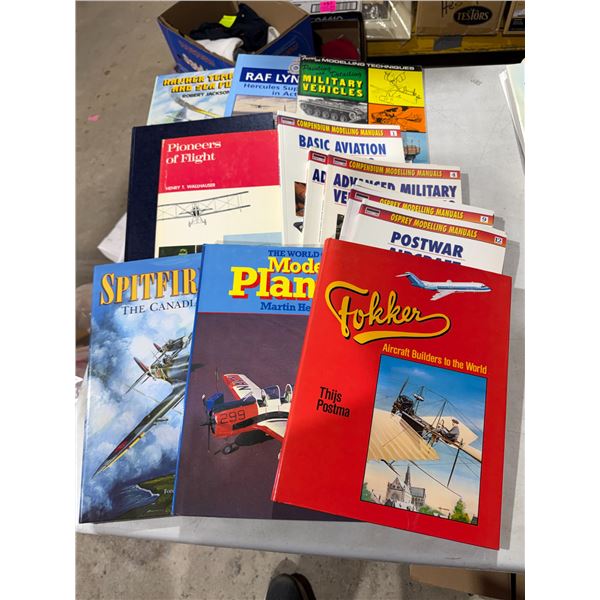 Aviation books advanced military post war, Osprey, modeling manuals