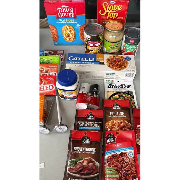 Assorted food