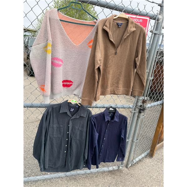 Assorted tops assorted sizes mostly medium
