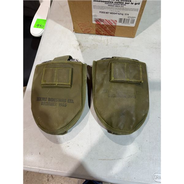 Holding trench shovels