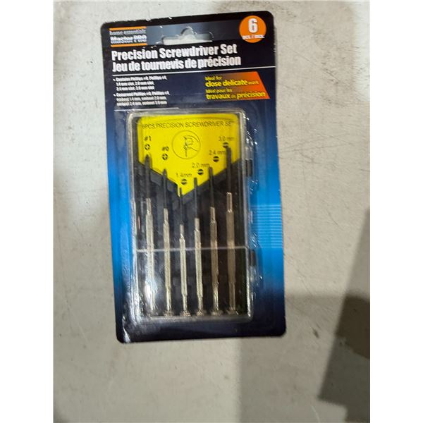 Precision screw driver set