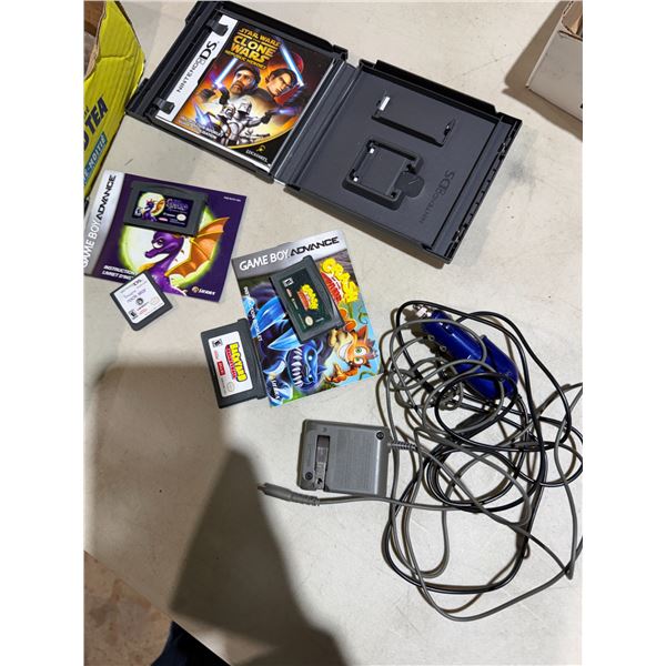 Misc. Nintendo games and charger