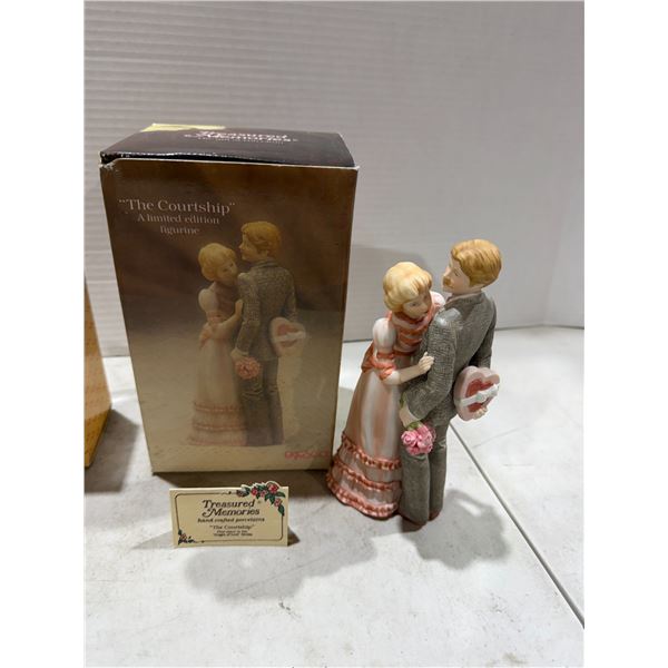 Treasured memories, the courtship figurine