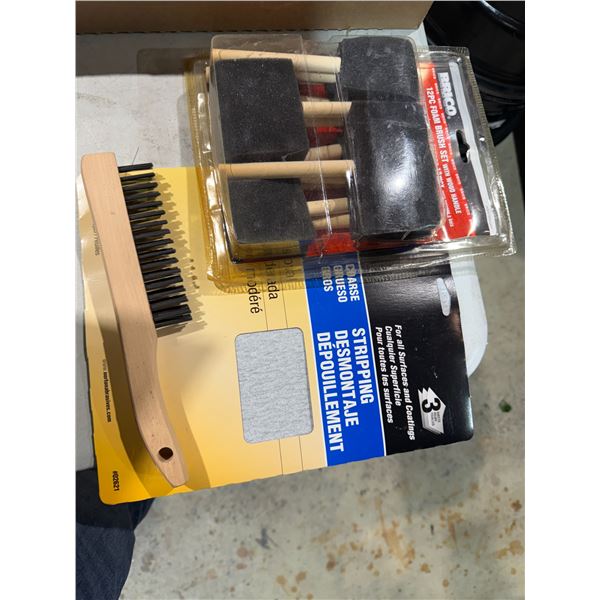 Brushes and sandpapers