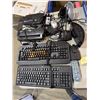 Image 1 : Keyboards paper, shredder alarm clock, etc.