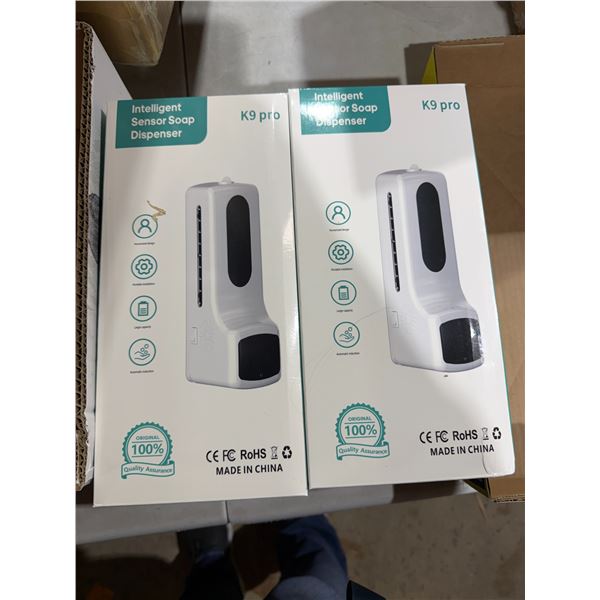 Intelligent sensor soap dispensers