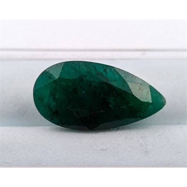 5.89 ct Certified Colombian Emerald gemstone ($11,780 Appraisal)