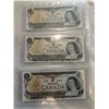 Image 1 : 3x 1973 Canada $1 bills