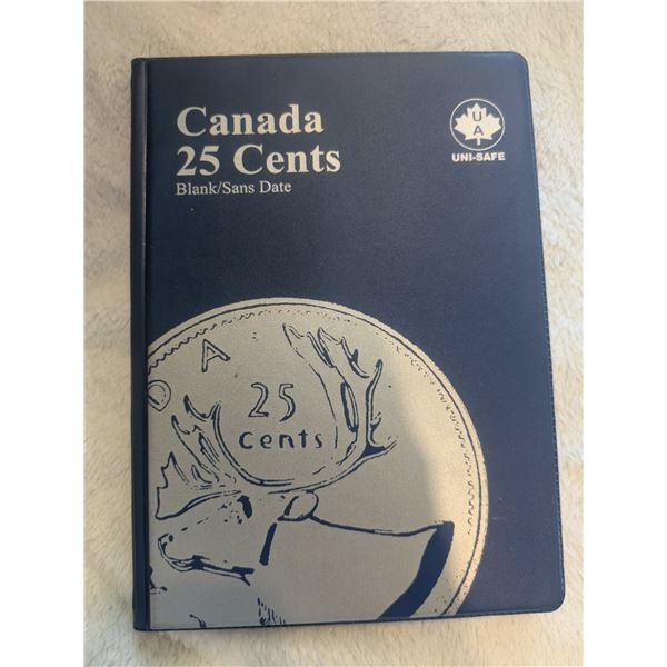 Canada 25cent coin folder