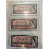 Image 1 : 3x 1954 Canada $2 bills