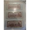 Image 2 : 3x 1954 Canada $2 bills