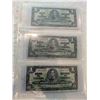 Image 1 : 3x 1937 Canada $1 bills