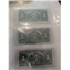 Image 2 : 3x 1937 Canada $1 bills