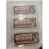 Image 1 : 3x 1954 Canada $2 bills