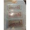 Image 2 : 3x 1954 Canada $2 bills