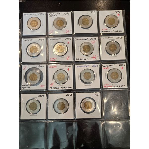 Canada $2 coins