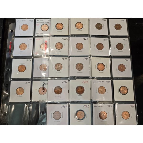 Canada 1cent collections