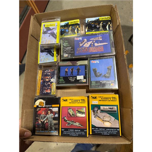 Master kits, high-quality cast products and other modeling items
