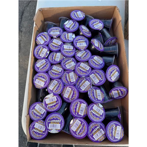 Grape jelly shooters must have valid ID