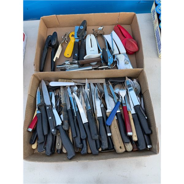 Bottle openers and knives
