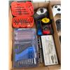 Image 1 : Assorted tools, measuring tape, etc.