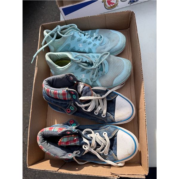 Champion size 6, and vans