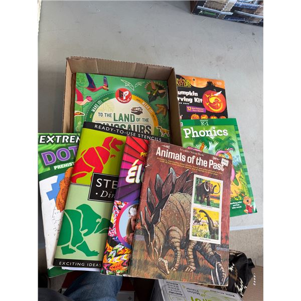 Pumpkin carving kit and other children's books