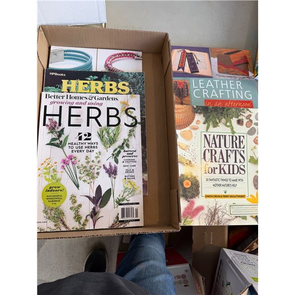 Herbs and crafting books
