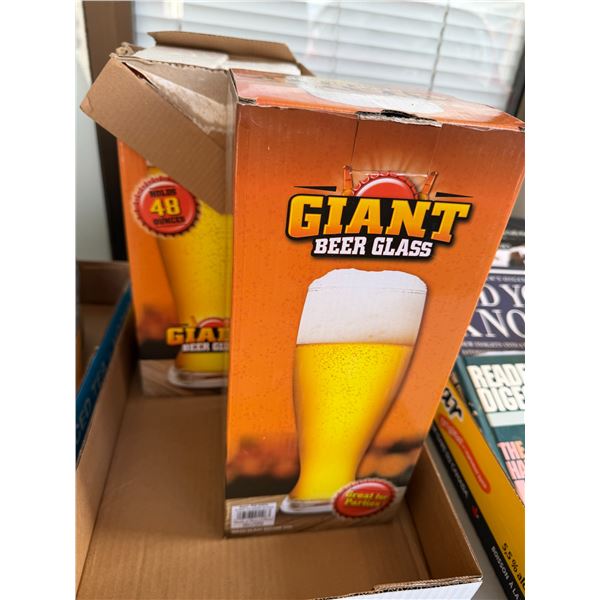 Giant beer glasses