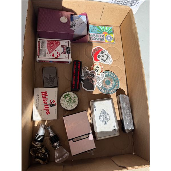 Stickers patches, wine bottle, stoppers, card holders, etc.