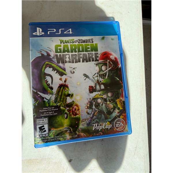 PS4 garden warfare game