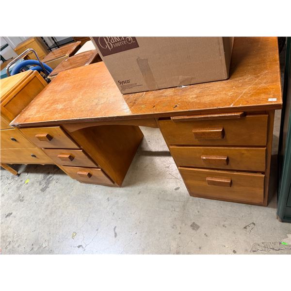 Solid wood desk 60" x 24" x 30"