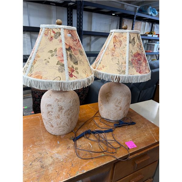 Pair of lamps