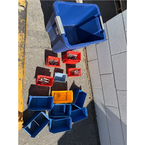 Storage bins and contents