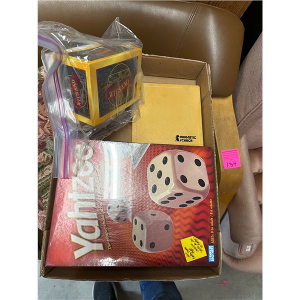 New sealed, Yahtzee and other games