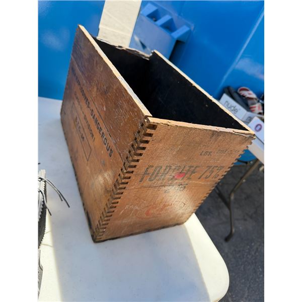 Vintage wood crate