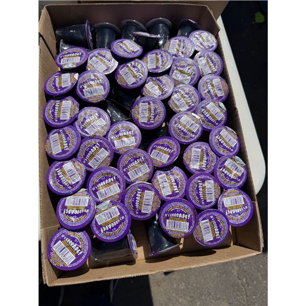Grape jelly shooters must have valid ID