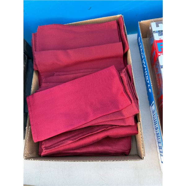 Cloth napkins, and table lines