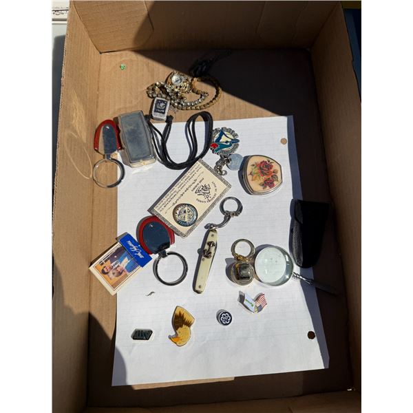 Miscellaneous lot pins, etc.
