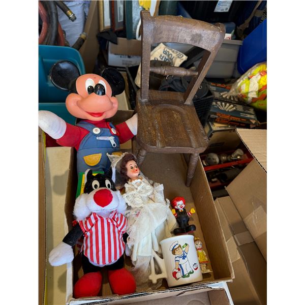 Mickey Mouse and Looney Tunes and other collectibles