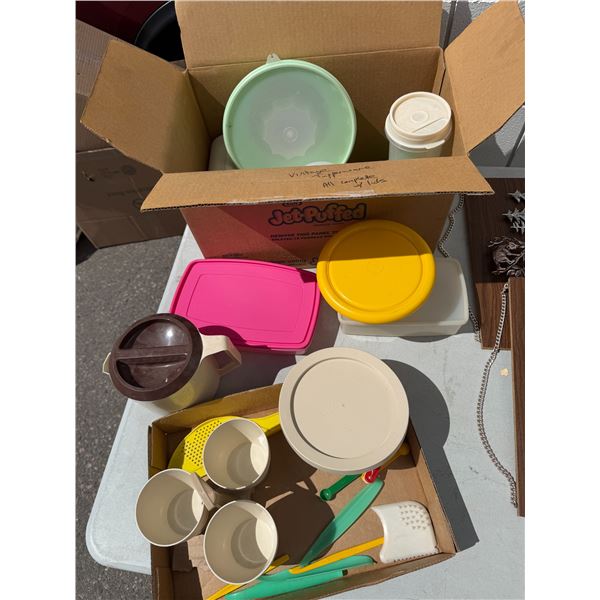 Tupperware and other kitchen items