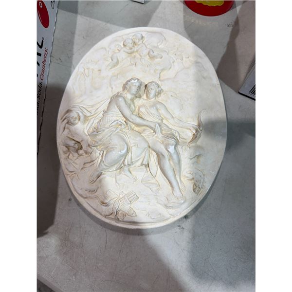 Plaster relief, wall decor