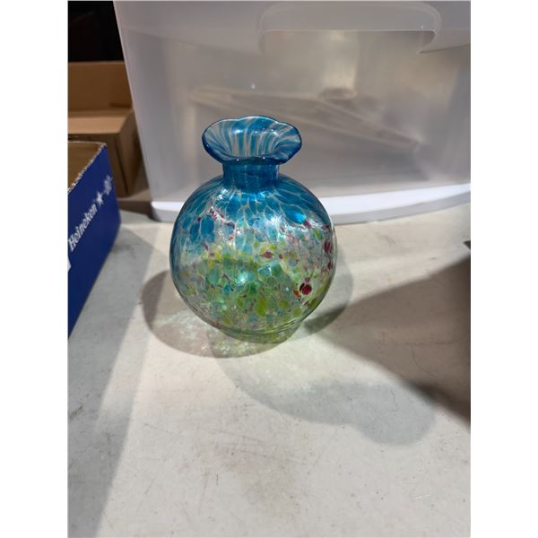 Small glass vase